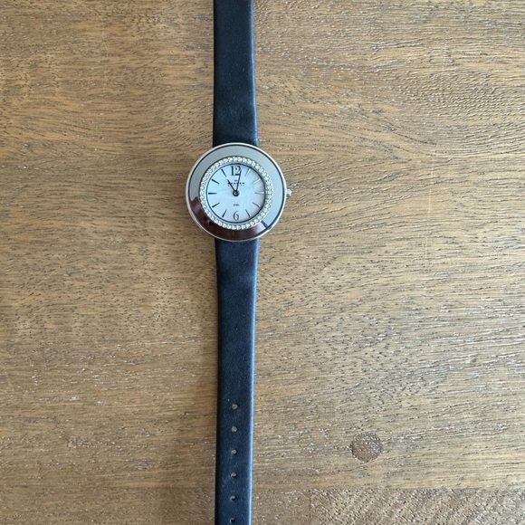 Skagen Women’s Watch - Silver with Black Band - Picture 2 of 3